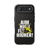 Dynamic Phone Case with Motivational Design - Aim High, Fly Higher!