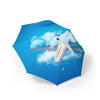 Sky Traveler Foldable Umbrella with Airplane Design