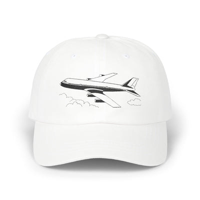 Classic Dad Cap - Vintage Airplane Design for Travel Enthusiasts