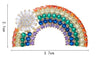 Fashion pin buckle rainbow corsage