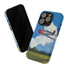 Vintage Airplane Phone Case | Tough Cases, Aviation Gift, Pilot Accessory, Cloud Design, Unique Phone Cover