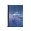 Travel-Themed Passport Cover | Personalized Travel Journal, Airplane Gift, Vacation Essentials, Modern Travel Accessory