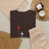 Airplane Formation Tee — Red Lead Jet Graphic T-Shirt