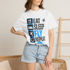 Eat Sleep Fly Repeat T-Shirt — Pilot & Aviation Travel Tee