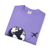 Travel Couple T-Shirt — "Different Places, Same Soul" Globe & Plane Tee