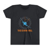 Youth Tee — 'This Is How I Roll' Airplane Speedometer Design