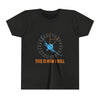 Youth Tee — 'This Is How I Roll' Airplane Speedometer Design