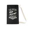 Laundry Bag — 'The Boeing 737' Aviation Humor Travel Laundry Sack