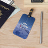 Personalized Luggage Tag, Travel Accessory, Baggage ID, Vacation Gift, Airplane Journey Label, Unique Travel Keepsake