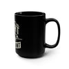 Flight Attendant Coffee Mug — 15oz Black Ceramic Gift for Cabin Crew