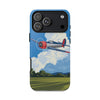 Vintage Airplane Phone Case | Tough Cases, Aviation Gift, Pilot Accessory, Cloud Design, Unique Phone Cover