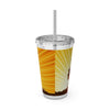 Sunsplash Tumbler with Straw – Beach Vibes Drinkware for Summer Fun