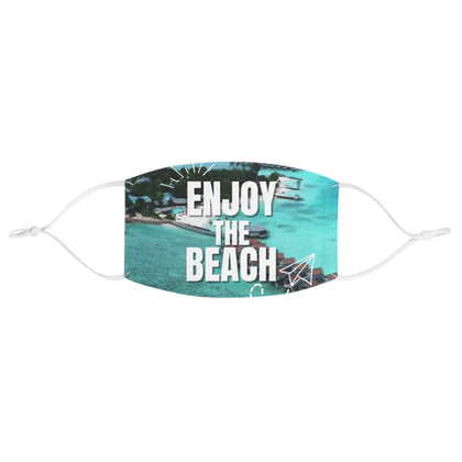 Beach Vibes Fabric Face Mask | Summer Accessory, Travel Gear, Fun In The Sun, Outdoor Activities, Gift For Beach Lovers