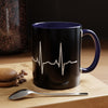 Pilot Heartbeat Coffee Mug — Airplane ECG Travel Lover Gift (11/15oz)
