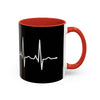 Pilot Heartbeat Coffee Mug — Airplane ECG Travel Lover Gift (11/15oz)