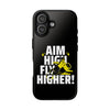 Dynamic Phone Case with Motivational Design - Aim High, Fly Higher!