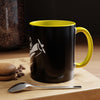 Pilot Pup Coffee Mug — Black Accent Ceramic Mug with Aviator Dog Design (11/15oz)
