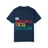 Travelling is My Therapy Unisex Garment-Dyed T-Shirt
