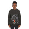 Roaring Black Panther Sweatshirt — Fierce Panther Graphic Pullover