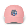 Explore Dream Discover Dad Cap - Adventure Inspired White Baseball Hat