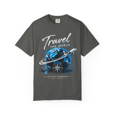 Travel the World T-Shirt — "Collect Moments" Adventure Graphic Tee