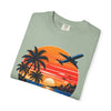 Let's Go Somewhere New T-Shirt - Retro Beach Sunset Travel Tee