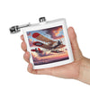 Vintage Airplane Stainless Steel Flask - 6oz Hip Flask for Adventurers