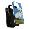 Vintage Airplane Phone Case | Tough Cases, Aviation Gift, Pilot Accessory, Cloud Design, Unique Phone Cover