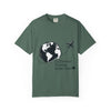 Travel Couple T-Shirt — "Different Places, Same Soul" Globe & Plane Tee
