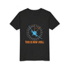 Youth Tee — 'This Is How I Roll' Airplane Speedometer Design