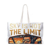 Aviator Weekender Bag – “Sky Is Not The Limit” Pilot Travel Tote