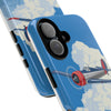 Vintage Airplane Phone Case | Tough Cases, Aviation Gift, Pilot Accessory, Cloud Design, Unique Phone Cover