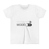 Youth Tee — “Mode On” Airplane Travel Kids T‑Shirt