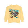 Vintage Aeroplane Sweatshirt, Unisex Sweater, Retro Flight Apparel, Aviation Lover Gift, Cozy Casual Wear