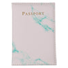 Marbling passport cover