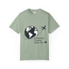 Travel Couple T-Shirt — "Different Places, Same Soul" Globe & Plane Tee