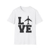 Airplane Love T-Shirt — Travel Lover Tee