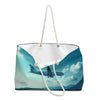 Travel Weekender Bag, Airplane Travel Tote, Weekend Getaway Bag, Vacation Beach Bag, Adventure Carryall