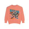 Vintage Aeroplane Sweatshirt, Unisex Sweater, Retro Flight Apparel, Aviation Lover Gift, Cozy Casual Wear