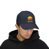 Vintage Sunset Dad Cap - "The World is Your Playground"