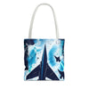 Jet Fighter Tote Bag — Military Aircraft Airshow AOP Tote