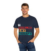 Travelling is My Therapy Unisex Garment-Dyed T-Shirt