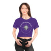 Adventure Awaits Crop Tee - "Not All Who Wander Are Lost" Inspirational Shirt
