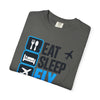 Eat Sleep Fly Repeat T-Shirt — Pilot & Aviation Travel Tee