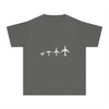 Plane Evolution Youth Tee — Aviation Graphic Shirt