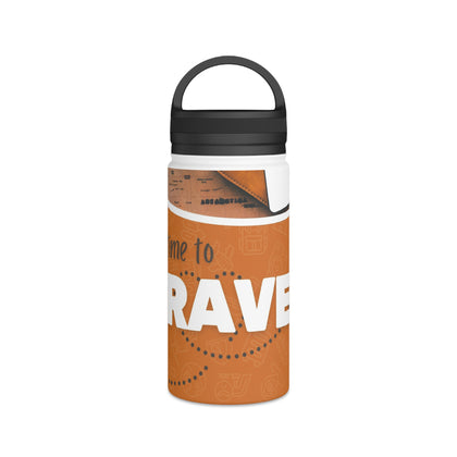 Adventure-Ready Stainless Steel Water Bottle with Handle Lid, Custom Travel Tumbler, Perfect for Hiking, Camping, Gifts for Travelers, [...]