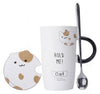 Creative Ceramic Mugs Cute Breakfast Coffee Cup Korean Versi