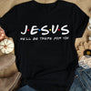 Jesus Print Women Tshirts Cotton Clothes Tops