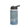 Inspirational Water Bottle, Life is a Journey, Travel Mug, Fitness Gear, Outdoor Essential, Motivational Gift, Eco-Friendly