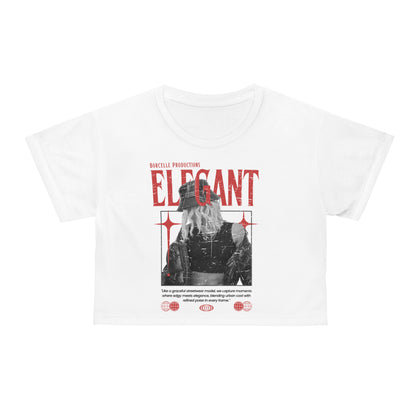Elegant Crop Tee - Stylish Statement T-Shirt for Trendsetters